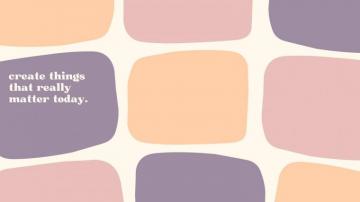 Customizable Geometric Desktop Wallpaper Templates
