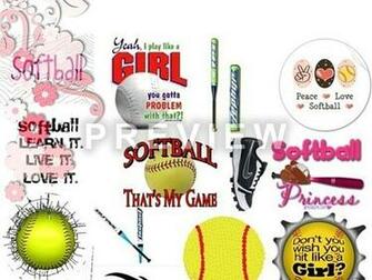 Softball Desktop Background Tags