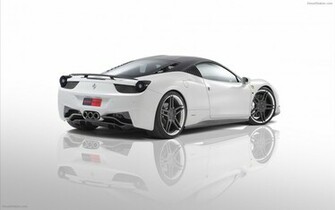 Rosso Refines Ferrari Italia Widescreen Exotic Car Wallpaper