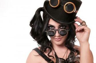 Steampunk Girl Portrait With Sword