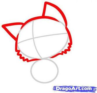 Draw Wolves For Kids Step 2 Jpg