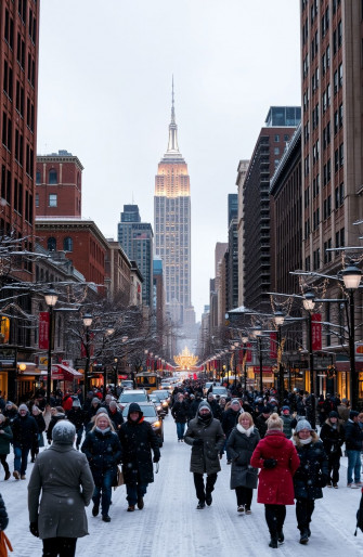New York City Winter Wallpaper