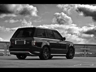 Range Rover Rear Wallpaper Stock Photos