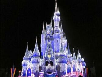 Disney World Castle Christmas Wallpaper Magic Kingdom