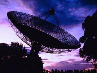Radio Telescope Satellite Wallpaper HD Background Image