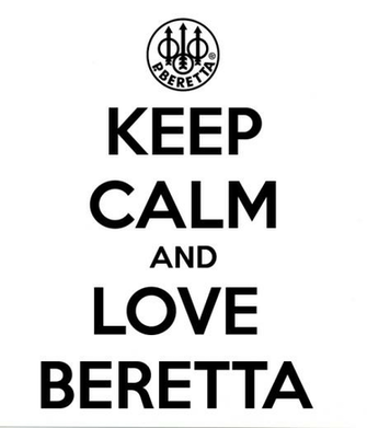 Beretta Logo Keep Calm And Love