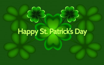 Green Clover Holiday St Wallpaper