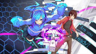 Mekakucity Actors Wallpaper Shintaro And Ene Anime