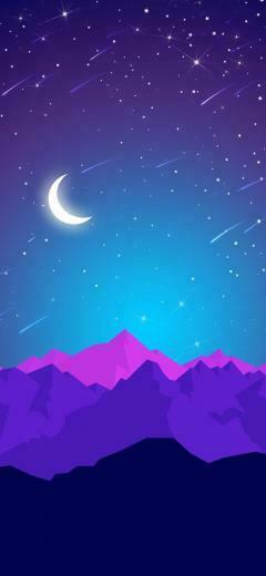Starfall Wallpaper iPhone Android Background Followme Apple