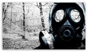 Gas Mask HD Wallpaper For Mobile Psp Sony Zune Zen