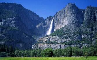 Mountain Waterfall Wallpaper