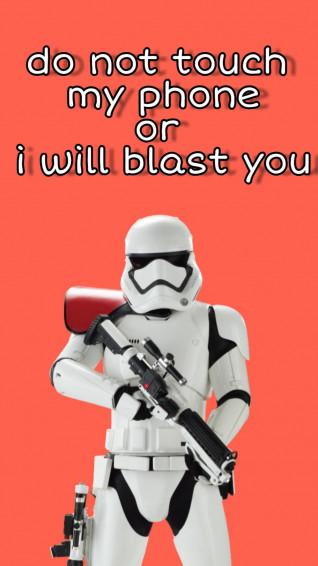 Get Off My Phone Wallpaper