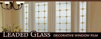 Leaded Glass Door And Window Films Wallpaper For Windows