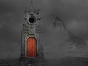 Gothic Horror Gate Wallpaper