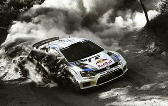 Volkswagen Polo Wrc Rally Cars Ancestor White Speed Drift Dust