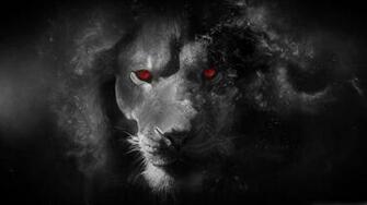 Witches Eyes Black Lion Witch Red By Reconreno