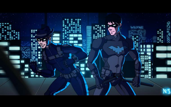 Ronin And Nightwing Ready For Action By Dkalban