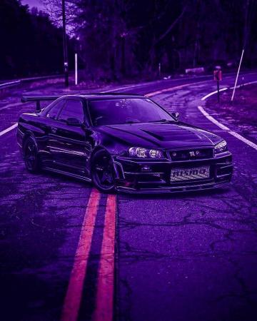 On Aesthetic Dark Purple
