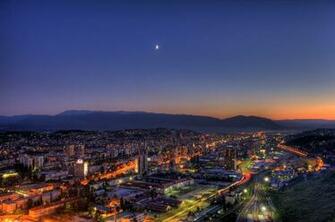 Sarajevo Nocu Wallpaper