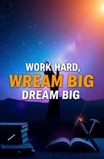 Work Hard Dream Big Wallpaper