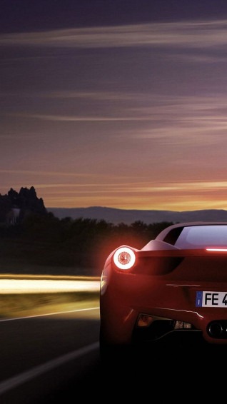 Ferrari Phone Wallpaper Top Background