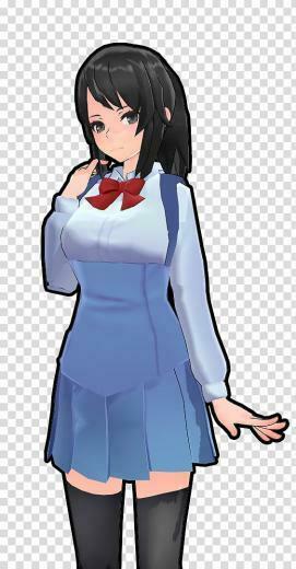 Yansim And Mmd New Ayano Aishi Transparent Background Png Clipart