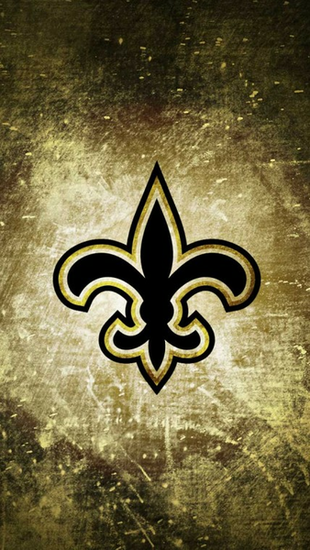 New Orleans Saints Rusty Look