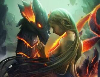 Dragon Girl Wallpaper