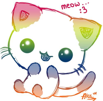 Kawaii Cat By Aleks96