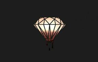 Wallpaper Clouds Black Space Diamond Minimalism Diamante