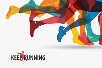 Set Of Running And Sport Background Illustrations Creative Market