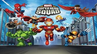 Wallpaper Marvel Super Hero Squad
