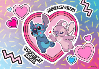Valentine S Day Stitch And Angel Wallpaper Desktop iPad