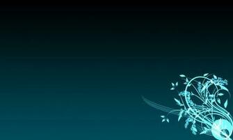 Turquoise Flower Wallpaper