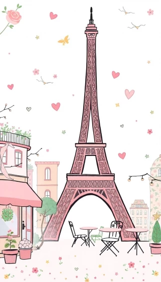 Cute Paris Wallpaper Girly