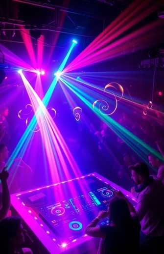 Led Dj Lights Wallpaper