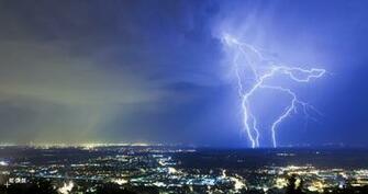 Nature Sky Lightning Wallpaper