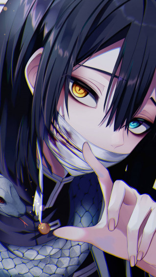 Obanai Iguro Demon Slayer iPhone Wallpaper