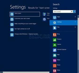 Change The Windows Start Screen Background