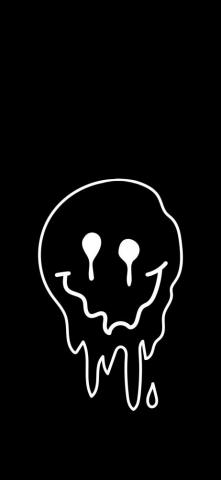 Black Aesthetic Doodle Wallpaper