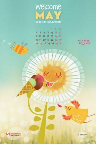 May Welcome With An Ice Cream Cal Jpg