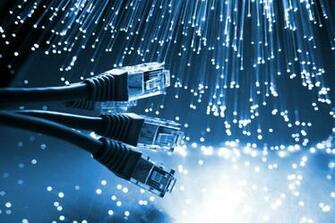 Optic Fiber Communications Network Cable The Light Wallpaper
