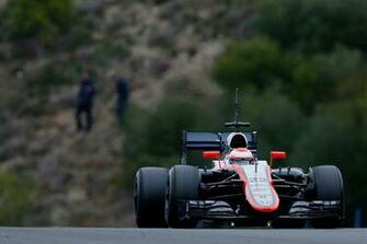 Jenson Button Testing The Mclaren Honda Mp4