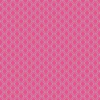 District17 Watermelon Pink Glitter Trellis Wallpaper