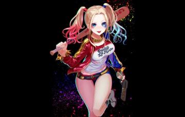 Wallpaper Language Girl Gun Weapons Anime Art Bit Dc Comics