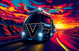 Scania V8 Logo Wallpaper