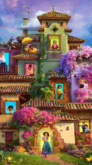 Mobile Full HD Encanto Background Wallpaper
