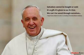 Pope Francis Wallpaper Salvation The Southern Cross