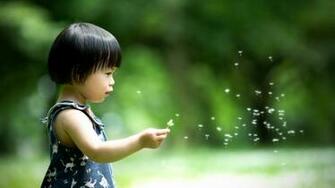 Cute Asian Little Girl Mac Wallpaper