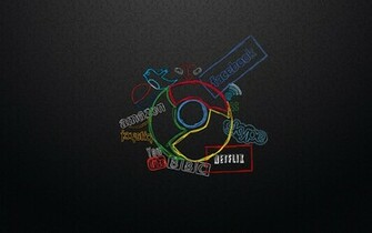 Chrome Social Wallpaper Google Myspace Background